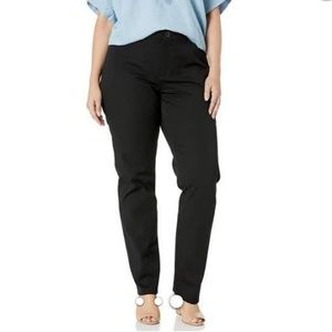 Chaps Straight Fit Black Pants WOMEN'S Sz.14